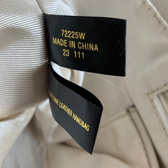 VTG ETIENNE AIGNER Large Patchwork Leather Handbag Gold Accent, Snap Closure EUC - Picture 12 of 13